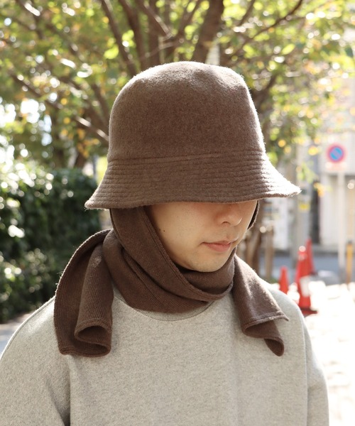 SEVEN BY SEVEN（セブンバイセブン）の「SEVEN BY SEVEN/セブン バイ セブン LONG EARMUFF HAT ハット（ハット・メンズ・グレー/ワインレッド/ブラウン・FREE）」の21枚目の写真