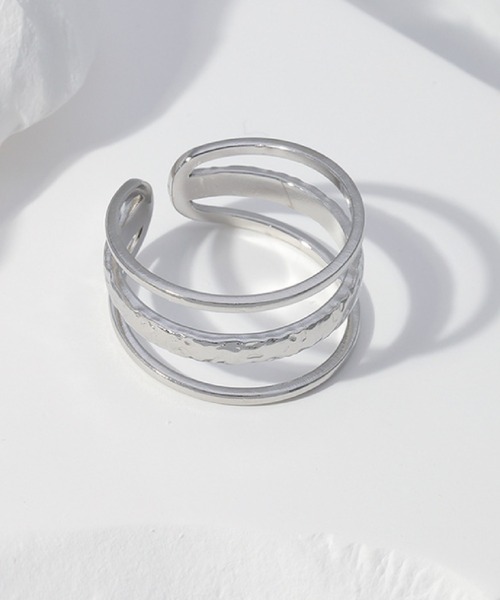 Ritomo De Ricco(リトモ・デ・リコ)の「ステンレス3連リング サイズフリー(リング・レディース・A/B・FREE)」の7枚目の写真