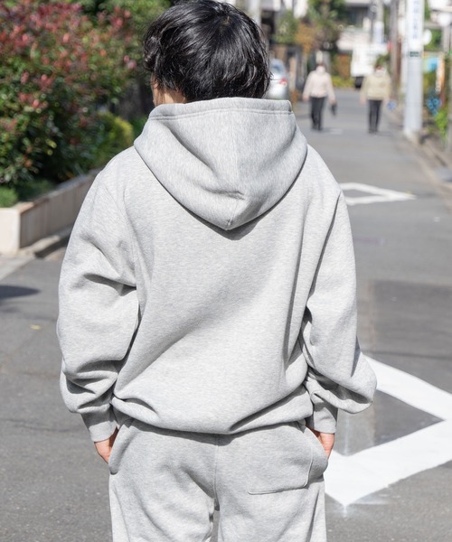 tolene(トレネ)の「【WASH FACTORY】 オーバーサイズ プレーン 裏起毛スウェットプルパーカー(パーカー・メンズ・グレー/ブラック/グレイッシュベージュ/ネイビー・XXX-LARGE/M/L/XL/XXL)」の6枚目の写真