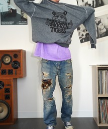TOWNCRAFT / タウンクラフト PIGMENT LS TEE ヴィンテージ加工 長袖Tシャツ