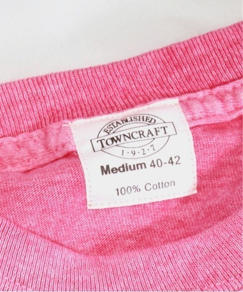 TOWNCRAFT（タウンクラフト）の「TOWNCRAFT / タウンクラフト PIGMENT LS TEE ヴィンテージ加工 長袖Tシャツ（Tシャツ/カットソー・メンズ・ライトグリーン/スモークピンク/ネイビー/ライトパープル/ブルーグレー/ベージュ/グリーン/ブラック/パープル・XX-LARGE/LARGE/X-LARGE/MEDIUM）」の10枚目の写真