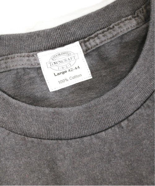 TOWNCRAFT（タウンクラフト）の「TOWNCRAFT / タウンクラフト PIGMENT LS TEE ヴィンテージ加工 長袖Tシャツ（Tシャツ/カットソー・メンズ・ライトグリーン/スモークピンク/ネイビー/ライトパープル/ブルーグレー/ベージュ/グリーン/ブラック/パープル・XX-LARGE/LARGE/X-LARGE/MEDIUM）」の13枚目の写真