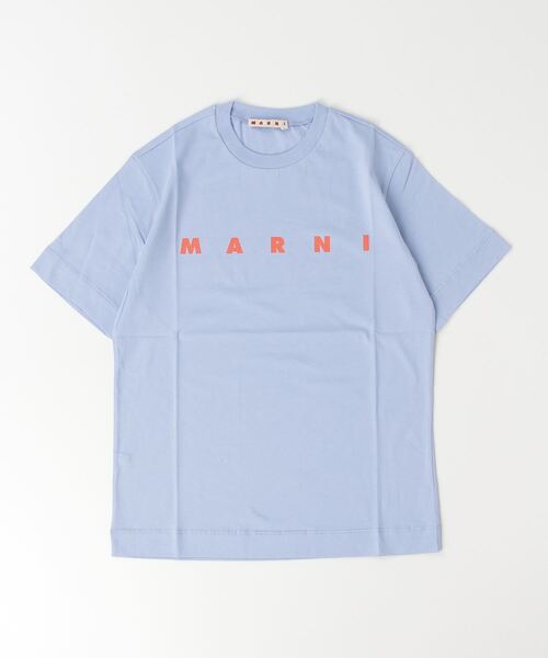 MARNI(マルニ)の「MARNI(マルニ)Kids & Junior ブランドロゴプリント半袖Tシャツカットソー(Tシャツ/カットソー・キッズ・ピンク/オレンジ/ライトブルー/グリーン/ライトピンク・8Y/14Y/12Y/10Y/6Y/4Y)」の6枚目の写真