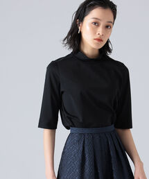 EFFE BEAMS（エッフェビームス）の「M・fil / ハイネック 7分袖 プルオーバー（Tシャツ/カットソー）」