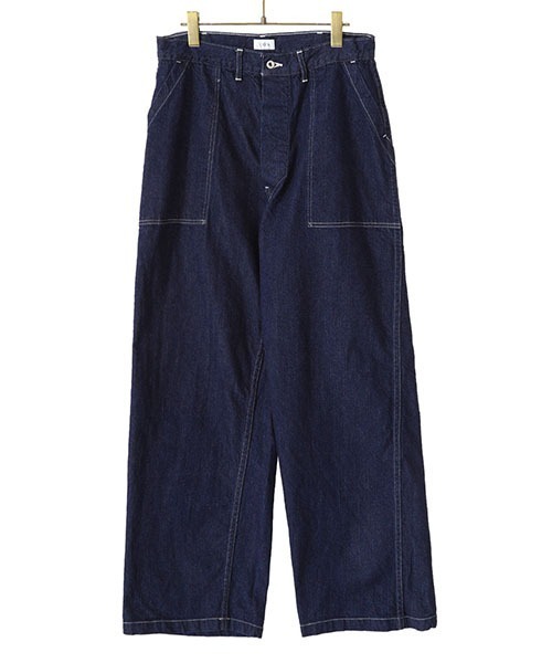CIOTA（シオタ）の「CIOTA / シオタ：インディゴ スビンコットン 11.5oz デニム ベイカーパンツ：NPTM-9UT-115-PIW[STD]（デニムパンツ・メンズ・ネイビー・5）」の3枚目の写真