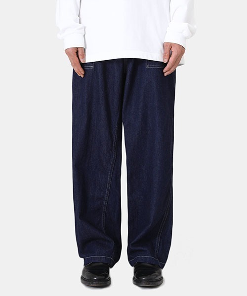 CIOTA（シオタ）の「CIOTA / シオタ：インディゴ スビンコットン 11.5oz デニム ベイカーパンツ：NPTM-9UT-115-PIW[STD]（デニムパンツ・メンズ・ネイビー・5）」の10枚目の写真