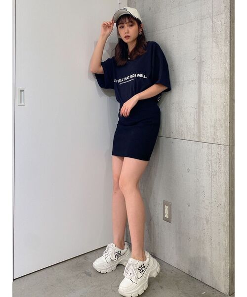GYDA（ジェイダ）の「BACK GY PEACE BIG Tシャツ（Tシャツ/カットソー・レディース・ブラック/オフホワイト/ピンク・FREE）」の10枚目の写真