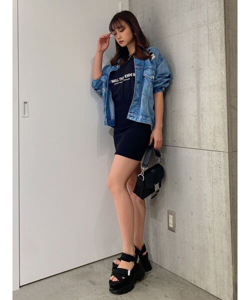 GYDA（ジェイダ）の「BACK GY PEACE BIG Tシャツ（Tシャツ/カットソー・レディース・ブラック/オフホワイト/ピンク・FREE）」の13枚目の写真
