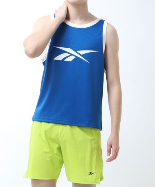 Reebok（リーボック）の「バスケットボールメッシュタンク /BB BASKETBALL MESH TANK（タンクトップ・メンズ・レッド/ブラック/ブルー・X-LARGE/MEDIUM/LARGE/XXX-LARGE/XX-LARGE/SMALL）」の3枚目の写真