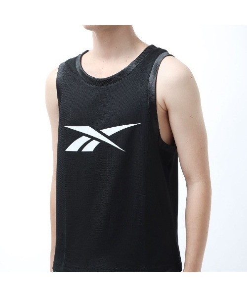 Reebok（リーボック）の「バスケットボールメッシュタンク /BB BASKETBALL MESH TANK（タンクトップ・メンズ・レッド/ブラック/ブルー・X-LARGE/MEDIUM/LARGE/XXX-LARGE/XX-LARGE/SMALL）」の9枚目の写真