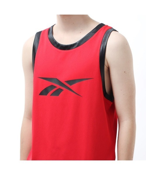 Reebok（リーボック）の「バスケットボールメッシュタンク /BB BASKETBALL MESH TANK（タンクトップ・メンズ・レッド/ブラック/ブルー・X-LARGE/MEDIUM/LARGE/XXX-LARGE/XX-LARGE/SMALL）」の21枚目の写真