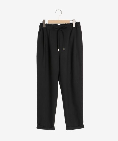 le.coeur blanc(ルクールブラン)の「ツイストヘムイージーテーパードパンツ(その他パンツ・レディース・ブラック/モカ/イエロー・38/36)」の20枚目の写真