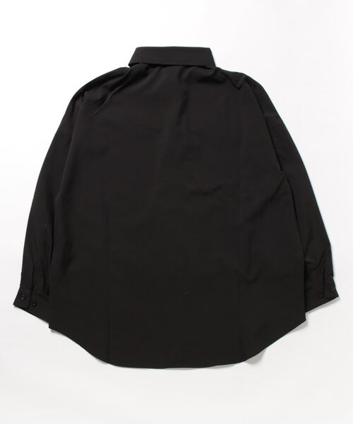 Starting Over（スターティングオーバー）の「ポリストレッチネクタイ付きビッグシルエットシャツ/レディース メンズ（シャツ/ブラウス・メンズ・ホワイト/ブラック/グレー・M/L/XL）」の5枚目の写真