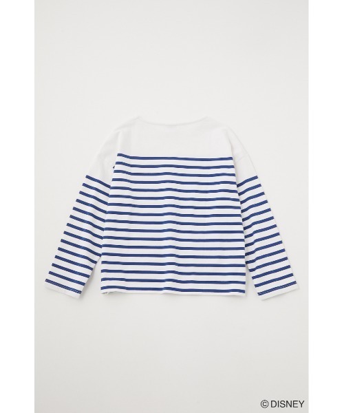 Disney SERIES CREATED by MUS(ディズニーシリーズクリエイテッドバイエムユーエス)の「MD BORDER LS Tシャツ(Tシャツ/カットソー・レディース・ホワイト/ネイビー・FREE)」の9枚目の写真