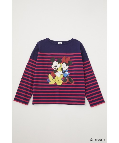 Disney SERIES CREATED by MUS(ディズニーシリーズクリエイテッドバイエムユーエス)の「MD BORDER LS Tシャツ(Tシャツ/カットソー・レディース・ホワイト/ネイビー・FREE)」の14枚目の写真