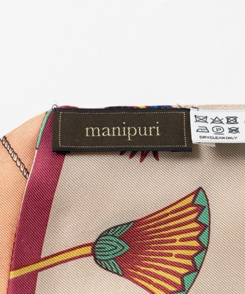 HELIOPOLE(エリオポール)の「manipuri: DIAMOND STYLE SCF(マフラー・レディース・スカイブルー/ピンク系その他・FREE)」の6枚目の写真