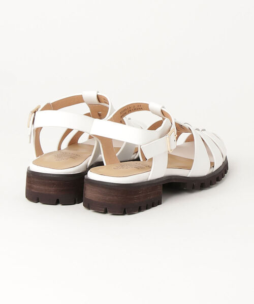 ARTESANOS（アルテサノス）の「【ARTESANOS/アルテサノス】レザーラグソールグルカサンダル（サンダル・レディース・ブラック/オフホワイト・38/37）」の8枚目の写真