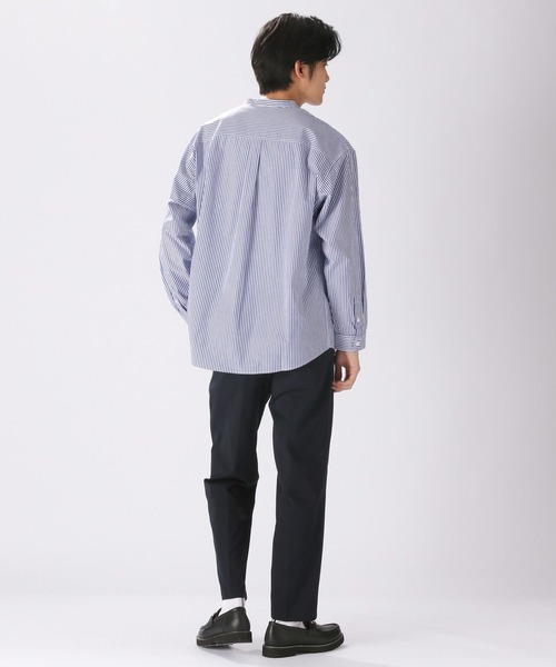 niko and...(ニコアンド)の「スキッパーアソート柄シャツ(シャツ/ブラウス・メンズ・サックスブルー/ライトブルー/ブルー・LARGE/MEDIUM)」の5枚目の写真