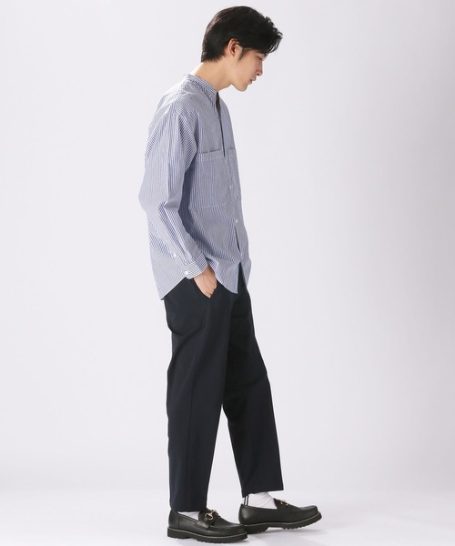 niko and...(ニコアンド)の「スキッパーアソート柄シャツ(シャツ/ブラウス・メンズ・サックスブルー/ライトブルー/ブルー・LARGE/MEDIUM)」の6枚目の写真