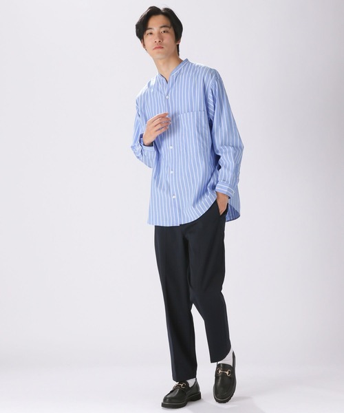 niko and...(ニコアンド)の「スキッパーアソート柄シャツ(シャツ/ブラウス・メンズ・サックスブルー/ライトブルー/ブルー・LARGE/MEDIUM)」の10枚目の写真