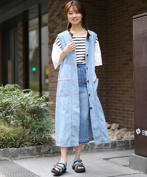チチカカ(チチカカ)の「レースxボーダープルオーバー【大きいサイズ】(Tシャツ/カットソー・レディース・ブラック/パープル/オレンジ・3L)」の15枚目の写真