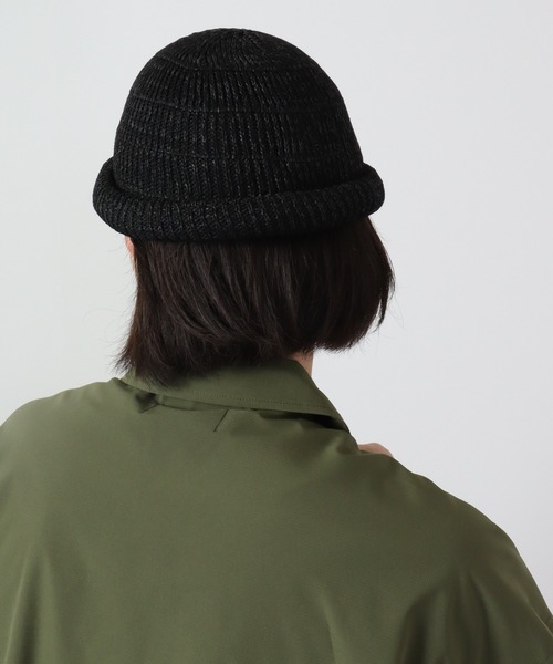 Sense of Grace（センスオブグレース）の「SENSE OF GRACE ペーパー＆コットン編み ロールワッチ（ニットキャップ/ビーニー・メンズ・ブラック/グレー/ナチュラル・FREE）」の7枚目の写真