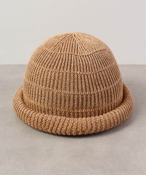 Sense of Grace（センスオブグレース）の「SENSE OF GRACE ペーパー＆コットン編み ロールワッチ（ニットキャップ/ビーニー・メンズ・ブラック/グレー/ナチュラル・FREE）」の22枚目の写真