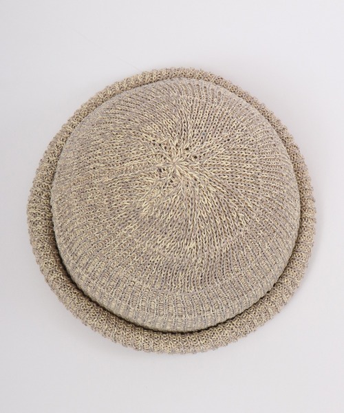 Sense of Grace（センスオブグレース）の「SENSE OF GRACE ペーパー＆コットン編み ロールワッチ（ニットキャップ/ビーニー・メンズ・ブラック/グレー/ナチュラル・FREE）」の14枚目の写真