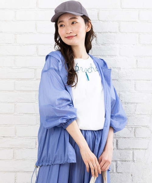 ブラウス シャツ 「大きいサイズ」 9号・15号(M・3L) シアーオーガンジーブラウスブルゾン レディース セール】【大きいサイズ】 9号・15号(M・3L) シアーオーガンジー