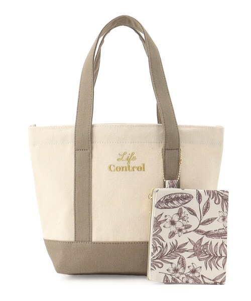 SHOO・LA・RUE（シューラルー）の「◆【シリーズ使い可/ギフトにも◎】イニシャルトート（トートバッグ・レディース・ブラウン系/パープル系/ピンク系/ブルー/グリーン/イエロー/オレンジ・00）」の2枚目の写真