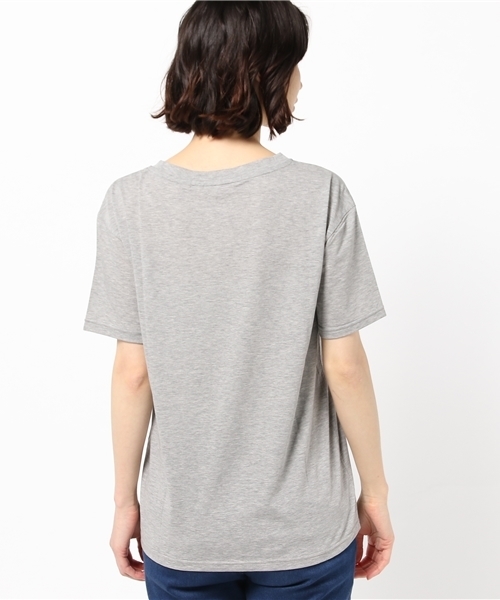 Khaju（カージュ）の「Khaju:ベーシックビッグTEE（Tシャツ/カットソー・レディース・ホワイト/グレー/ブラック/オレンジ系その他・ONE SIZE）」の12枚目の写真