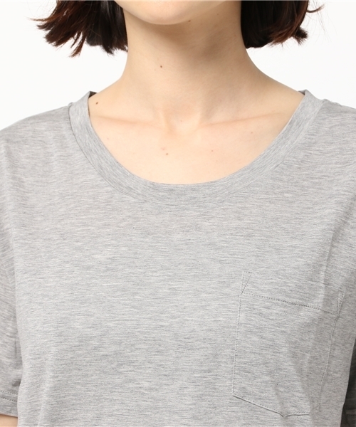 Khaju（カージュ）の「Khaju:ベーシックビッグTEE（Tシャツ/カットソー・レディース・ホワイト/グレー/ブラック/オレンジ系その他・ONE SIZE）」の5枚目の写真