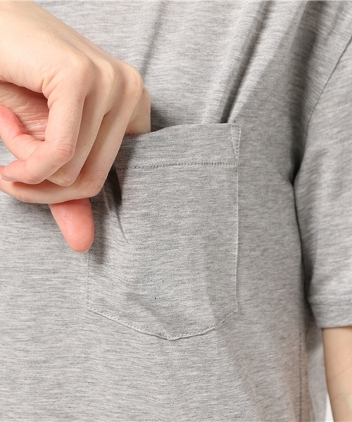 Khaju（カージュ）の「Khaju:ベーシックビッグTEE（Tシャツ/カットソー・レディース・ホワイト/グレー/ブラック/オレンジ系その他・ONE SIZE）」の8枚目の写真