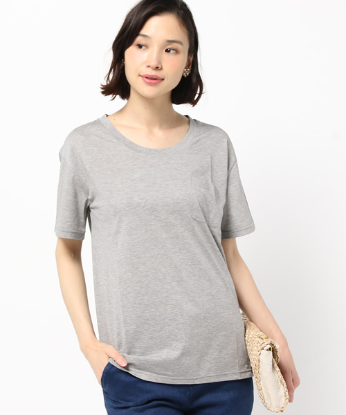 Khaju（カージュ）の「Khaju:ベーシックビッグTEE（Tシャツ/カットソー・レディース・ホワイト/グレー/ブラック/オレンジ系その他・ONE SIZE）」の15枚目の写真