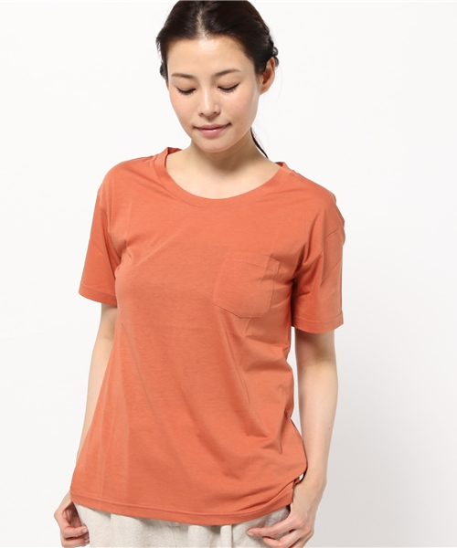 Khaju（カージュ）の「Khaju:ベーシックビッグTEE（Tシャツ/カットソー・レディース・ホワイト/グレー/ブラック/オレンジ系その他・ONE SIZE）」の16枚目の写真