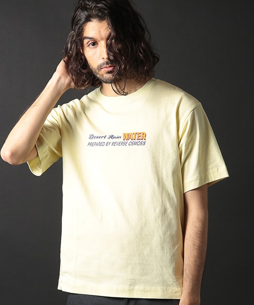 RATTLE TRAP(ラトルトラップ)の「コットン天竺プリントTシャツ(Tシャツ/カットソー・メンズ・ネイビー/ホワイト/サックスブルー/イエロー・L/M/S/LL)」の4枚目の写真