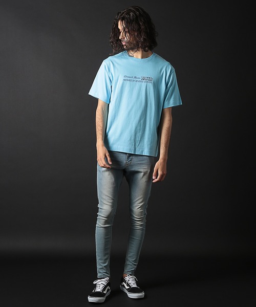 RATTLE TRAP(ラトルトラップ)の「コットン天竺プリントTシャツ(Tシャツ/カットソー・メンズ・ネイビー/ホワイト/サックスブルー/イエロー・L/M/S/LL)」の9枚目の写真