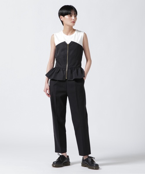 ROYAL FLASH（ロイヤルフラッシュ）の「Risley/リズレー/ワンタックテーラードパンツ（その他パンツ・レディース・ブラック/アイボリー・38/36）」の10枚目の写真