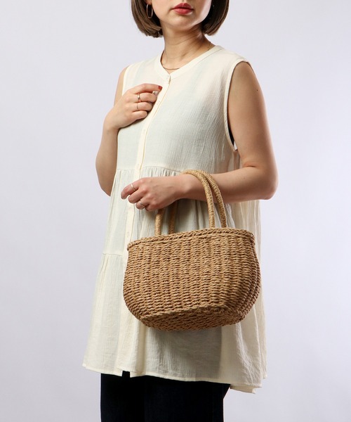 Chiaro（キアロ）の「chiaro ティアードノースリーブブラウス（シャツ/ブラウス・レディース・アイボリー/ベージュ/オレンジ/オリーブ・FREE）」の19枚目の写真