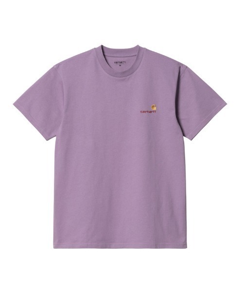 Carhartt WIP(カーハートダブリューアイピー)の「Carhartt WIP/カーハートダブリューアイピー アメリカンスクリプトTシャツ S/S AMERICAN SCRIPT T-SHIRT I029956(Tシャツ/カットソー・メンズ・ダークベージュ/ライトブルー/ホワイト/ブラック/ナチュラル/ヘザーグレー/ダークグリーン/サックスブルー/コバルトブルー/パープル・M/XL/L)」の10枚目の写真