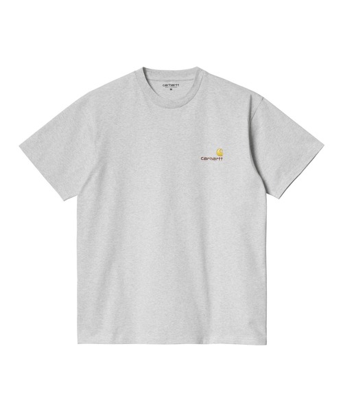 Carhartt WIP(カーハートダブリューアイピー)の「Carhartt WIP/カーハートダブリューアイピー アメリカンスクリプトTシャツ S/S AMERICAN SCRIPT T-SHIRT I029956(Tシャツ/カットソー・メンズ・ダークベージュ/ライトブルー/ホワイト/ブラック/ナチュラル/ヘザーグレー/ダークグリーン/サックスブルー/コバルトブルー/パープル・M/XL/L)」の4枚目の写真