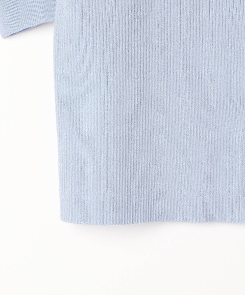 Heather（ヘザー）の「布帛ドッキングニットカーディガン　906181（カーディガン/ボレロ・レディース・ブラック/アイボリー/ブルー・FREE）」の5枚目の写真