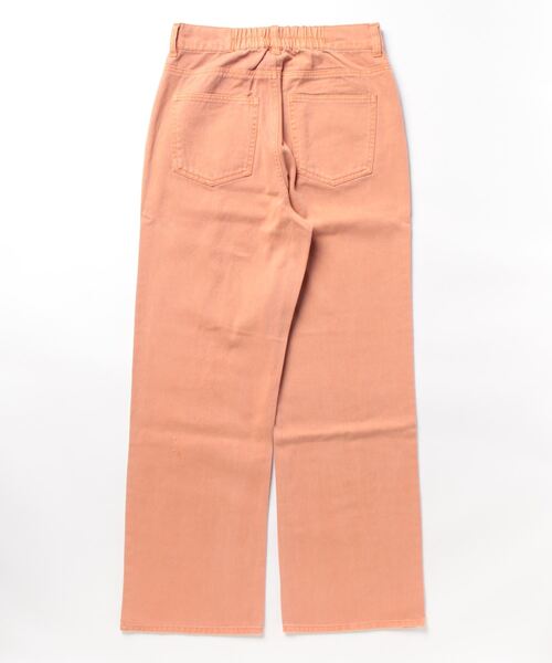 LATINA（ラティーナ）の「カラーデニムワイドパンツ（デニムパンツ・レディース・オレンジ/グリーン・FREE）」の3枚目の写真