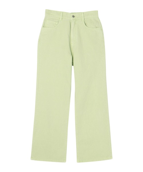 LATINA（ラティーナ）の「カラーデニムワイドパンツ（デニムパンツ・レディース・オレンジ/グリーン・FREE）」の13枚目の写真