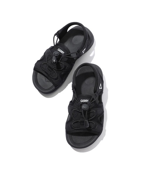 GERRY（ジェリー）の「【KIDS】【GERRY/ジェリー別注】アジャストスピンドルスニーカーサンダル/リンクコーデ（サンダル・キッズ・ブラック/ベージュ・19/20/21/22）」の3枚目の写真