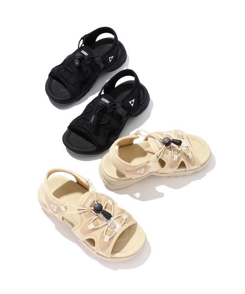 GERRY（ジェリー）の「【KIDS】【GERRY/ジェリー別注】アジャストスピンドルスニーカーサンダル/リンクコーデ（サンダル・キッズ・ブラック/ベージュ・19/20/21/22）」の10枚目の写真