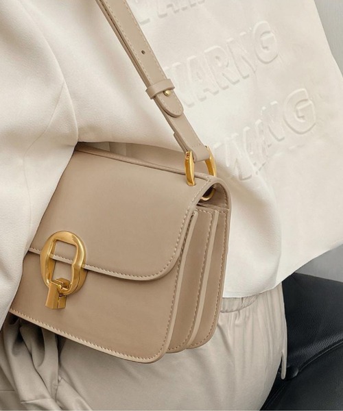 LOPASS（ロパス）の「2wayショルダーバッグ（ショルダーバッグ・レディース・ブラック/ホワイト/ベージュ・FREE）」の7枚目の写真