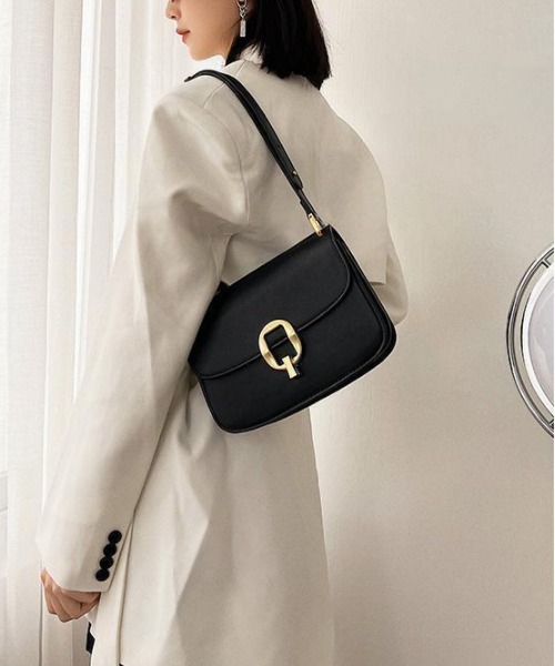 LOPASS（ロパス）の「2wayショルダーバッグ（ショルダーバッグ・レディース・ブラック/ホワイト/ベージュ・FREE）」の4枚目の写真