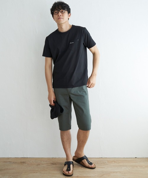 ikka（イッカ）の「【吸水速乾】速乾COOLポケットプリントTシャツ（Tシャツ/カットソー・メンズ・ホワイト/シルバーグレー/オリーブ/ブラック/オレンジ/ネイビー・M/XL/L/S）」の14枚目の写真