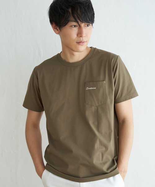 ikka（イッカ）の「【吸水速乾】速乾COOLポケットプリントTシャツ（Tシャツ/カットソー・メンズ・ホワイト/シルバーグレー/オリーブ/ブラック/オレンジ/ネイビー・M/XL/L/S）」の19枚目の写真